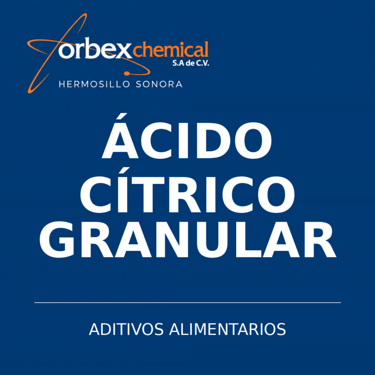 Ácido cítrico granular