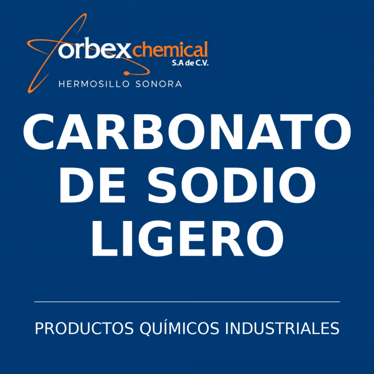 Carbonato de sodio ligero